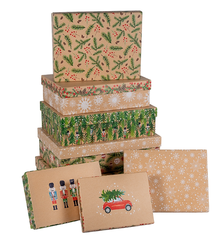 Dāvanu kastītes 10gab. komplekts GBA-16 BOX-2501