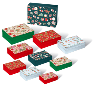 Dāvanu kastītes 10gab. komplekts GBA-16 BOX-2504